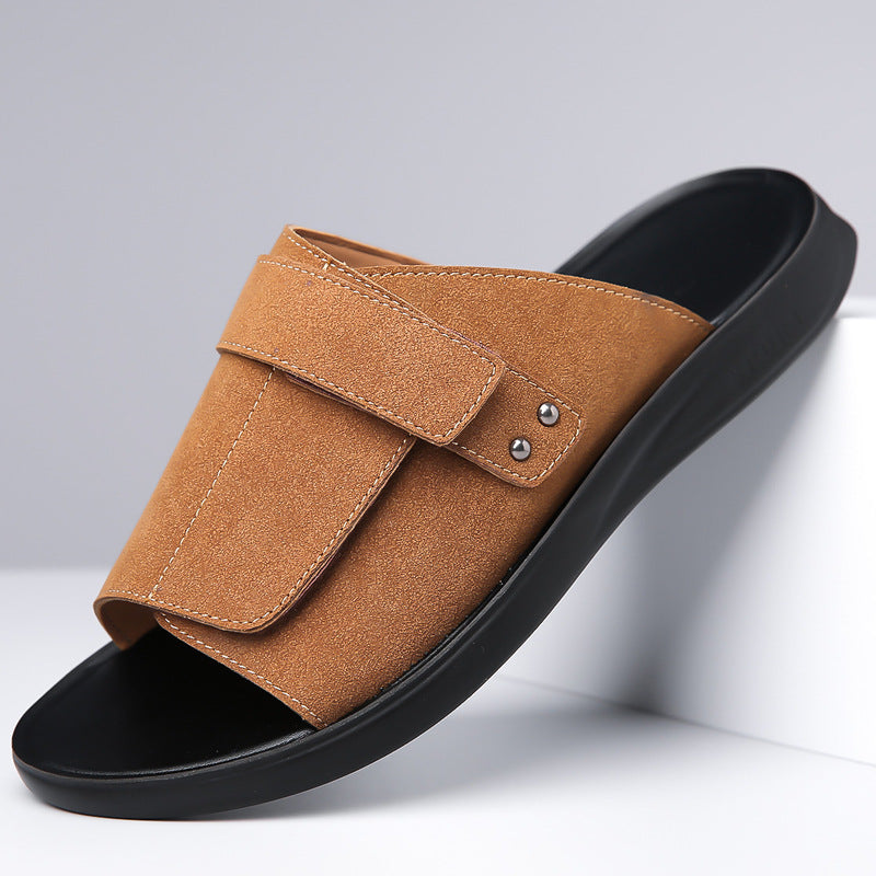 Rowan Suede Orthopedic Comfort Slides