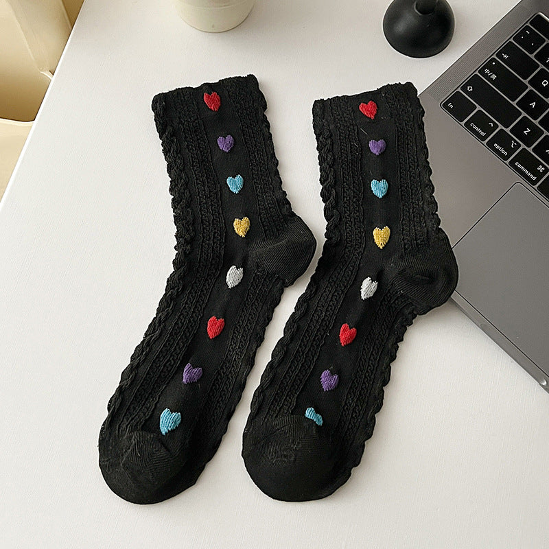 Soft Bloom Five Toe Organic Cotton Socks