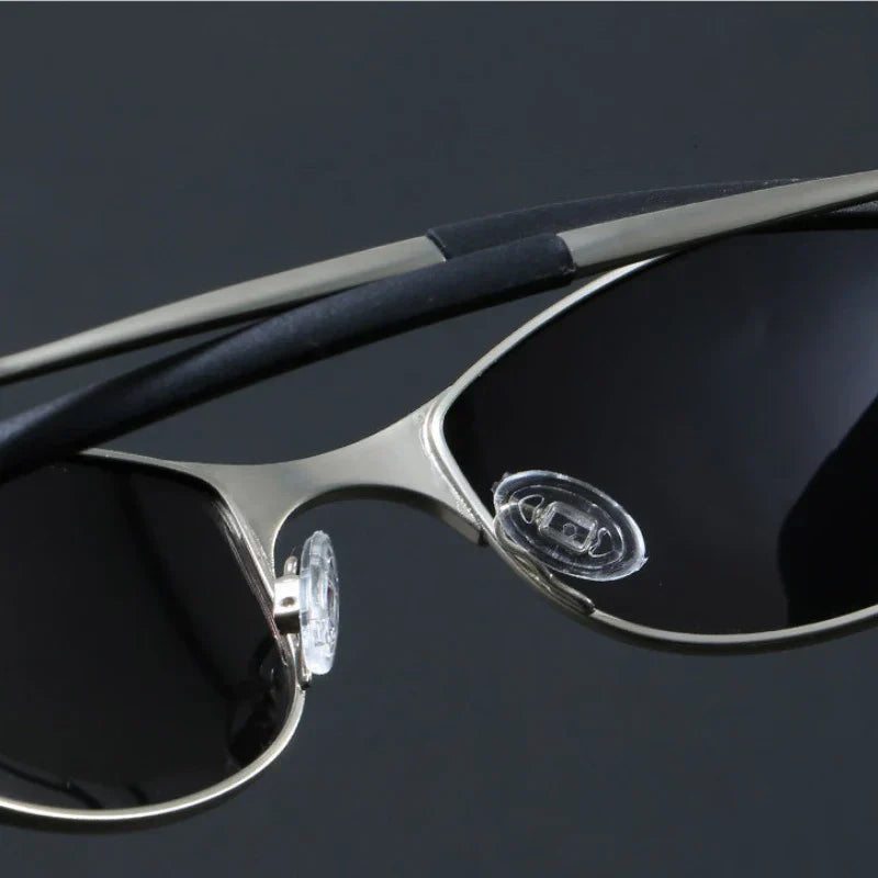 Nuvelio Strada metal polarized UV400 mirrored sunglasses