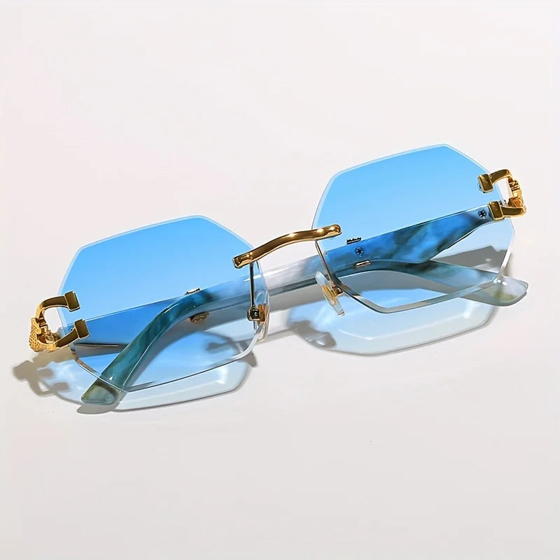 Aurum Rimless Sunglasses
