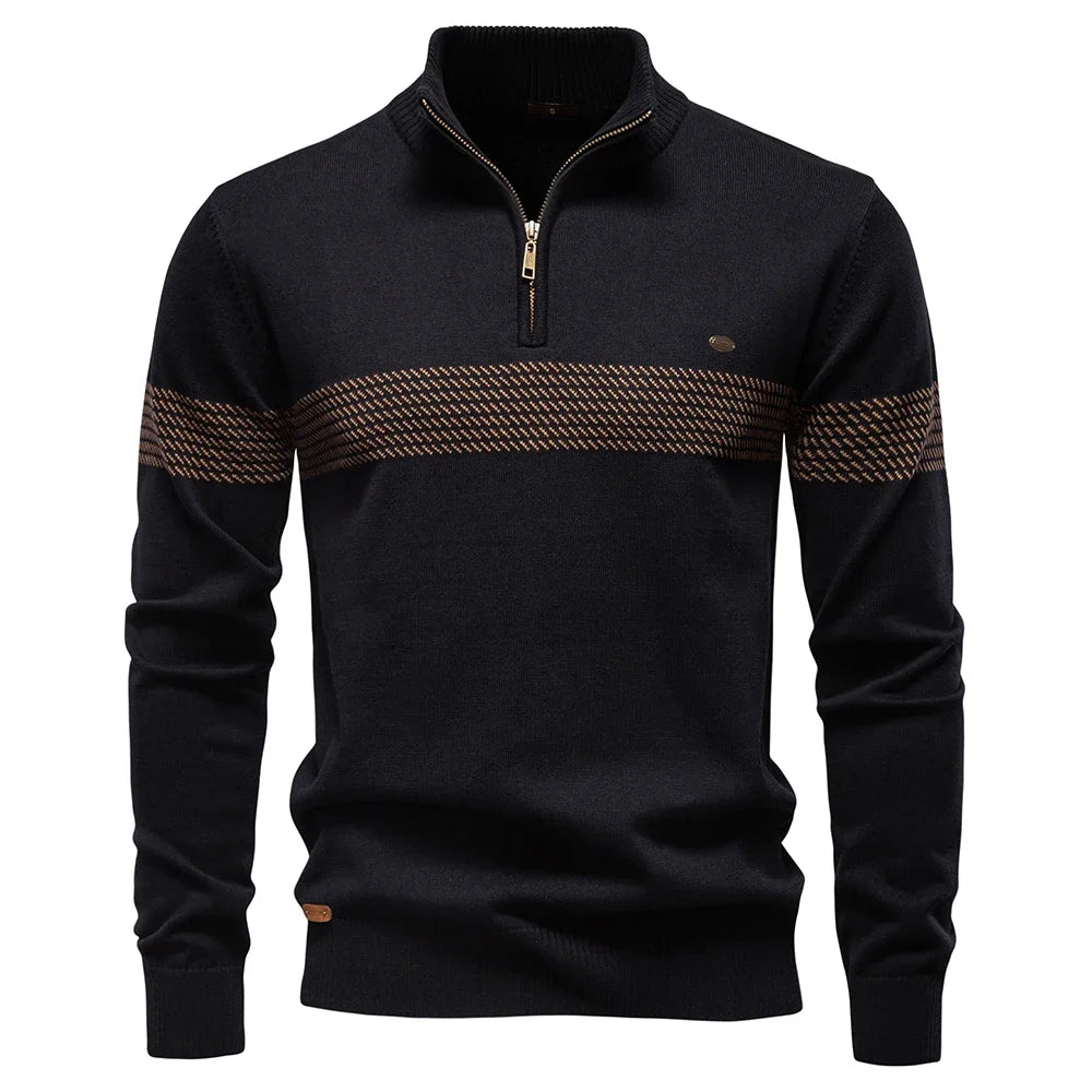 Costa Heritage Stripe Cotton Sweater