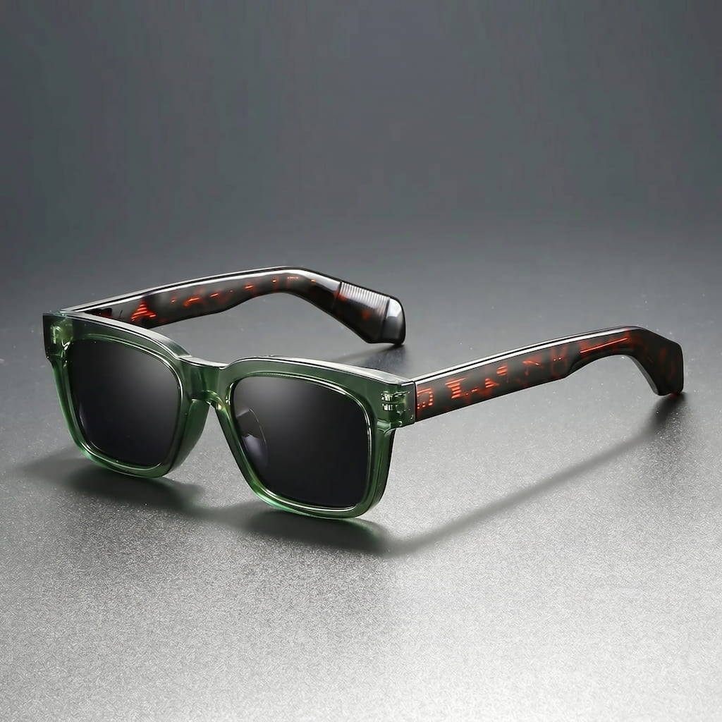 Nuvelio Capri crystal square polarized UV400 sunglasses