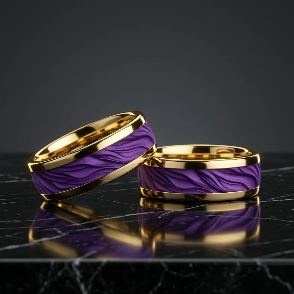 Imperial Gold Ring Gold Plated Stainless Steel Tarnish Resistant Ring