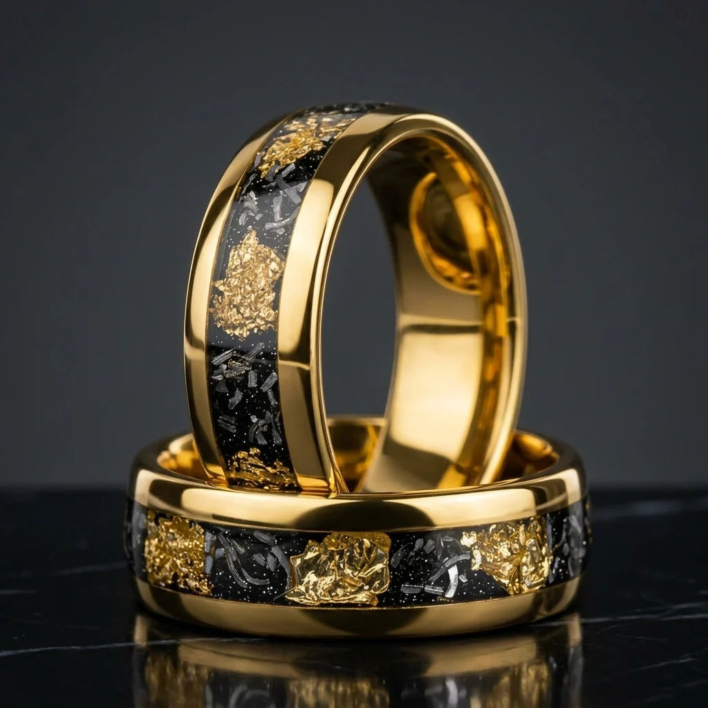 Imperial Gold Ring Gold Plated Stainless Steel Tarnish Resistant Ring