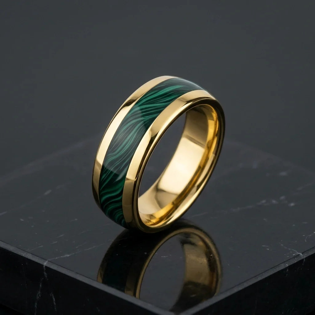 Imperial Gold Ring Gold Plated Stainless Steel Tarnish Resistant Ring