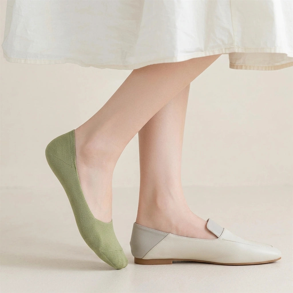 Invisible Breathable No-Show Liner Socks - 12 pack