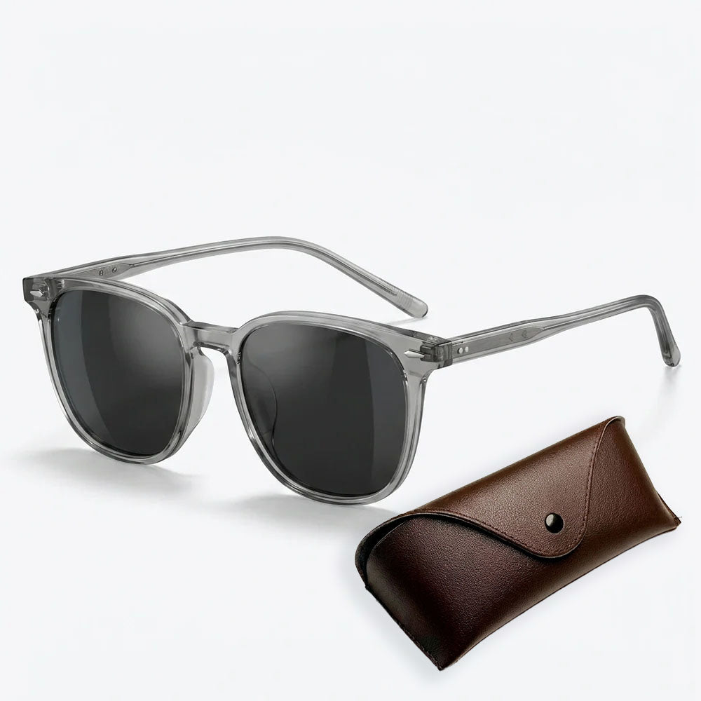 Mirrored UV Protection Sunglasses - Tortoise Temple Shades
