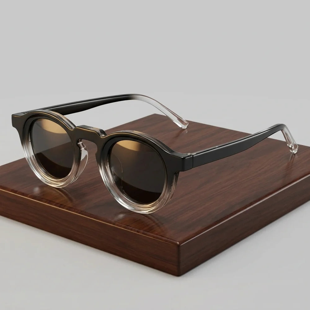 Milano Retro Round Vintage Sunglasses