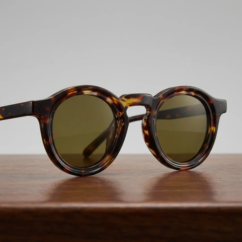 Milano Retro Round Vintage Sunglasses