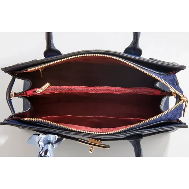 Siena Genuine Leather Buckle Satchel Bag