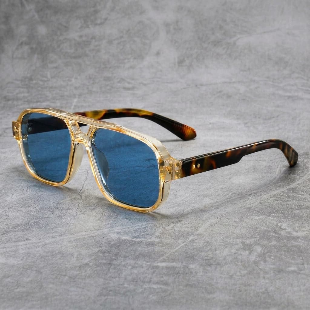 Riviera ´71 Premium Tortoiseshell Aviator Sunglasses Retro Style