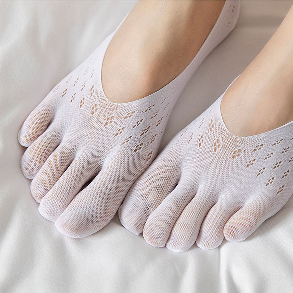 Invisible Breathable No-Slip Toe Socks