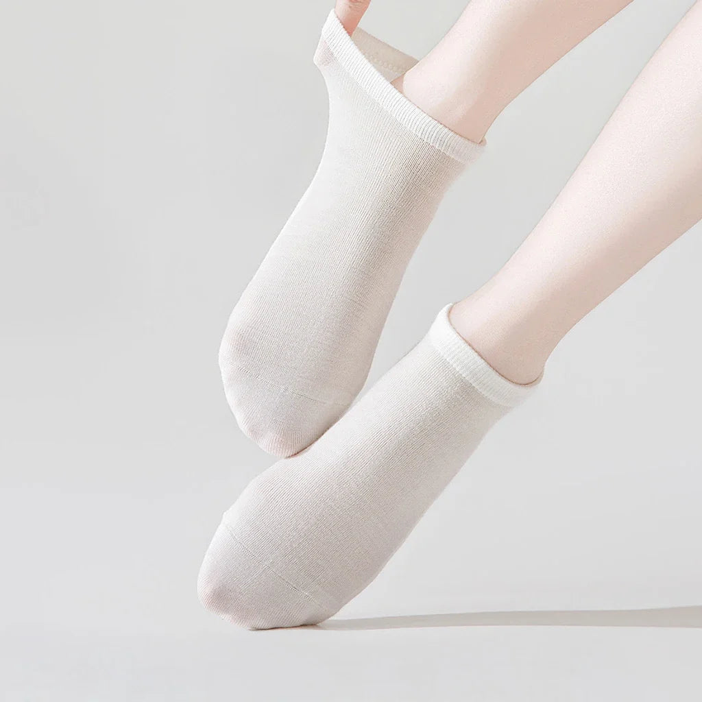 Women's 100 percent merino wool breathable ankle socks