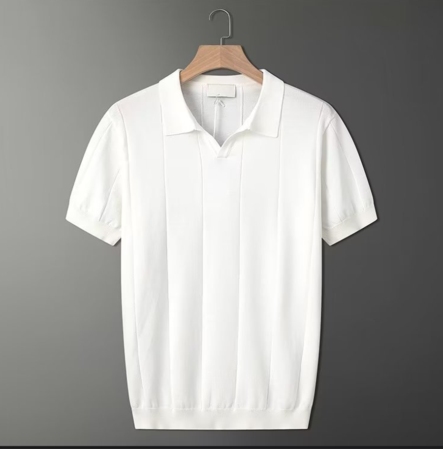 Men’s 100% Cotton Polo Shirt – Breathable Classic Fit - Azure M product image