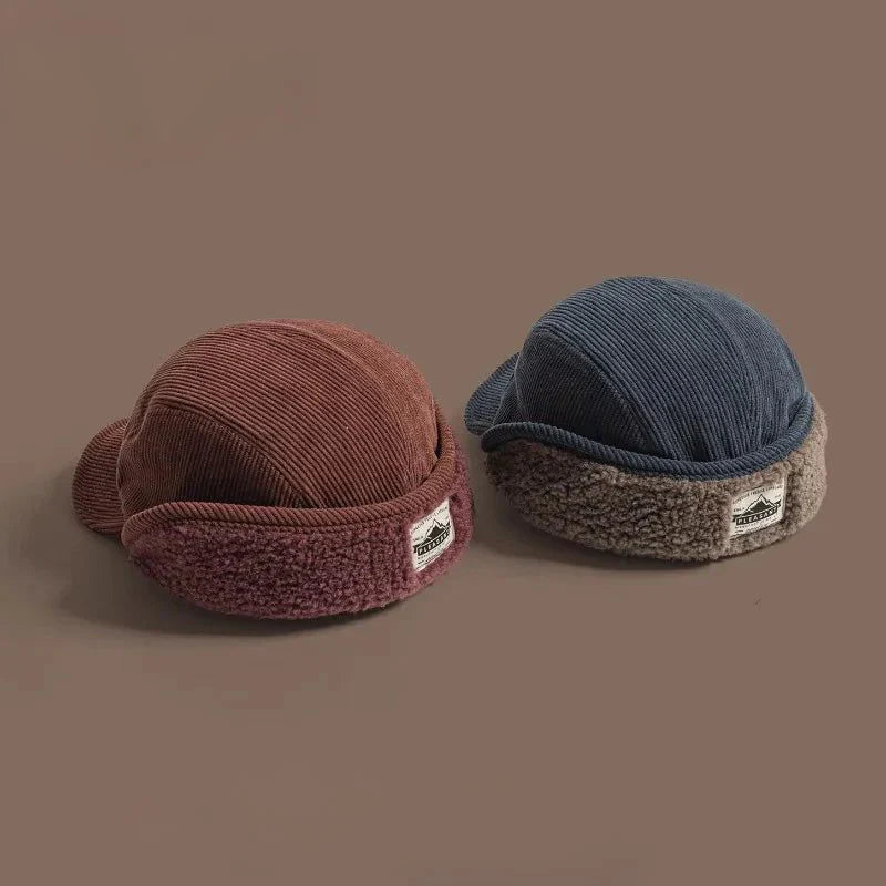 Alpine Corduroy Earflap Cap