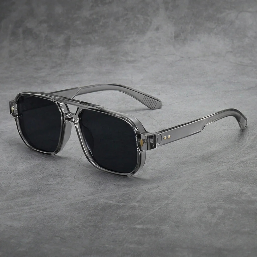 Aviator Sunglasses - UV400 Tinted Double Bridge Shades